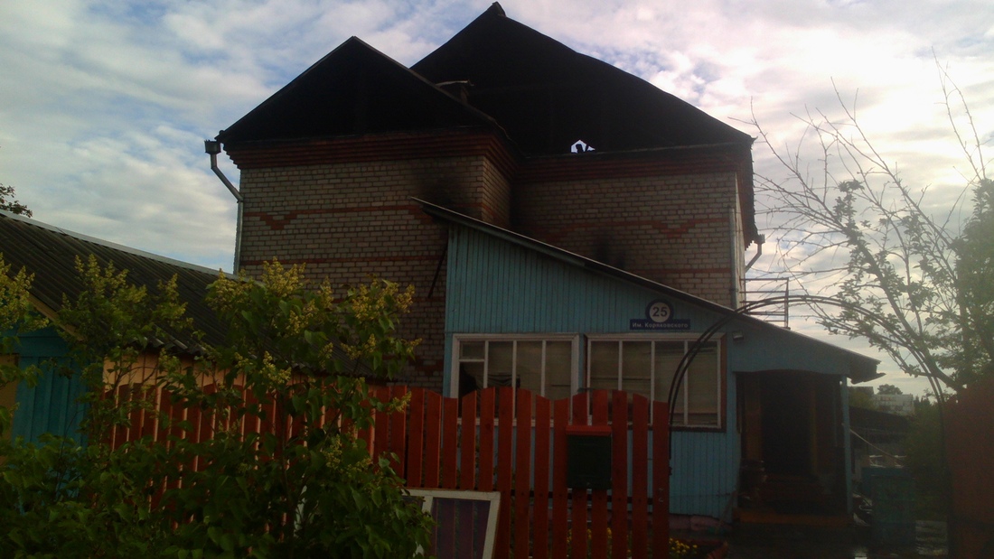 Двухэтажный жилой дом горел в Кичменгском Городке