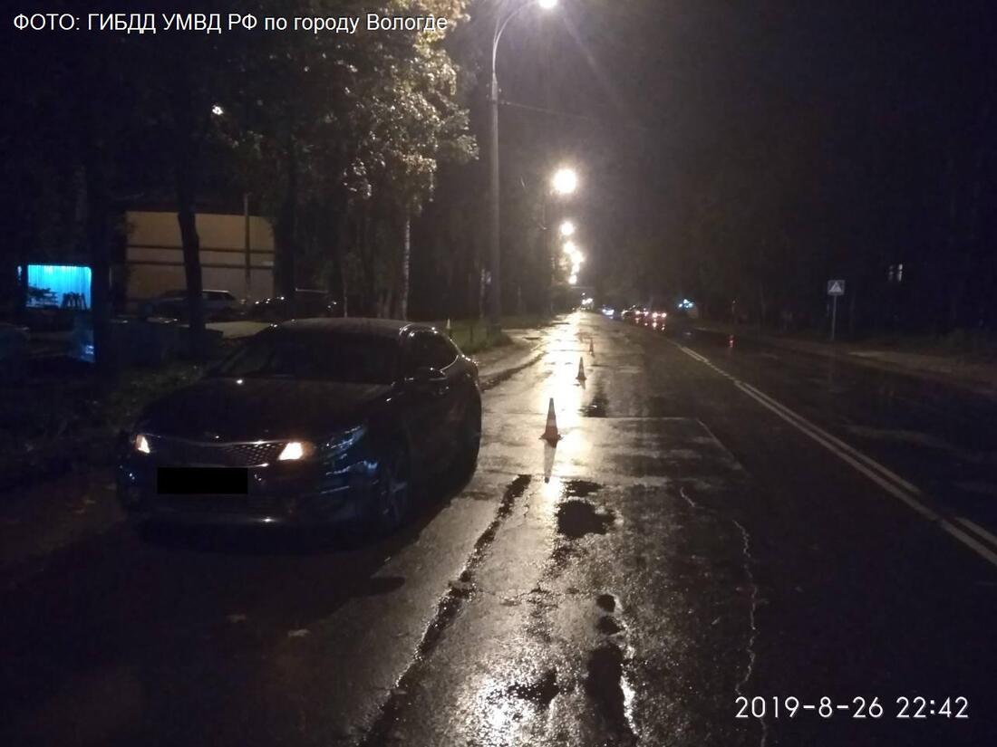 В Вологде водитель «Киа» насмерть сбил женщину-пешехода