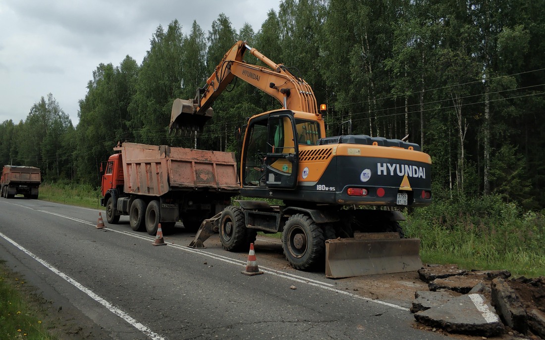 В Сокольском районе начат ремонт трассы «Сокол – Харовск – Вожега»