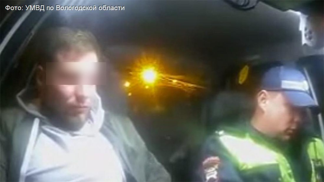 В Череповце пьяный водитель съел свои права