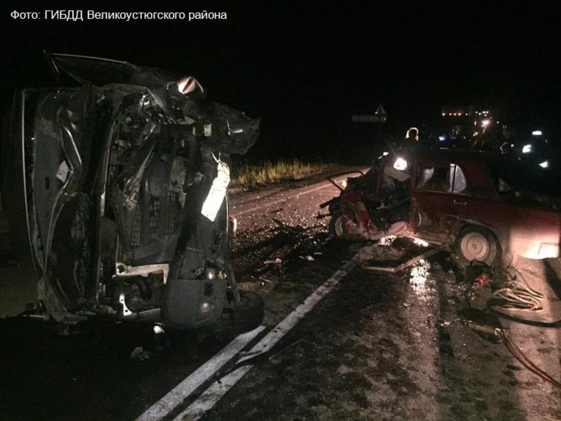 Водитель «семёрки» погиб в ДТП в Великоустюгском районе