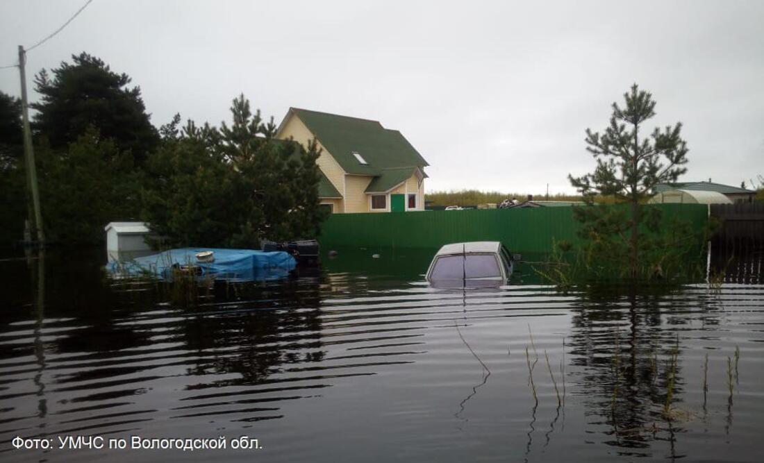 Уровень воды в реках Вологодской области вновь начал повышаться
