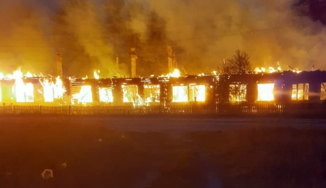 Сельская школа и детсад сгорели в Великоустюгском районе