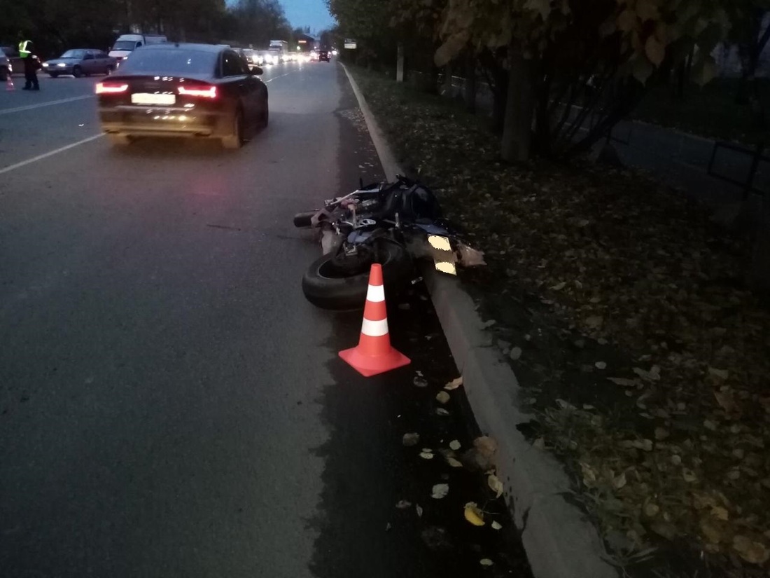 Мотоциклист погиб в ДТП в центре Вологды
