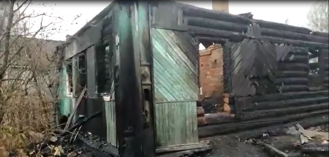 59-летняя женщина погибла при пожаре частного дома в Вытегорском районе