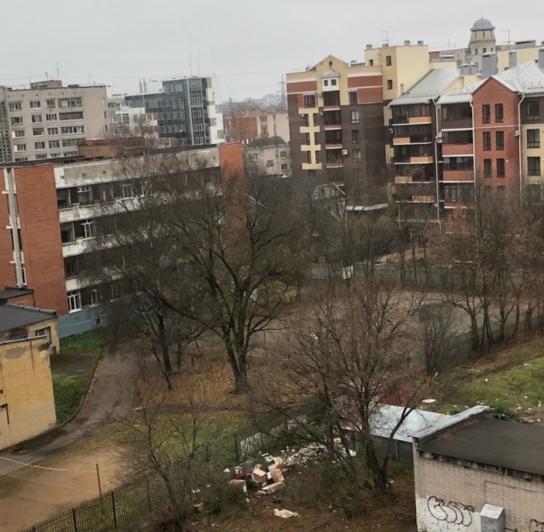 Горожане возмущены очередной свалкой рядом с центральной школой Вологды