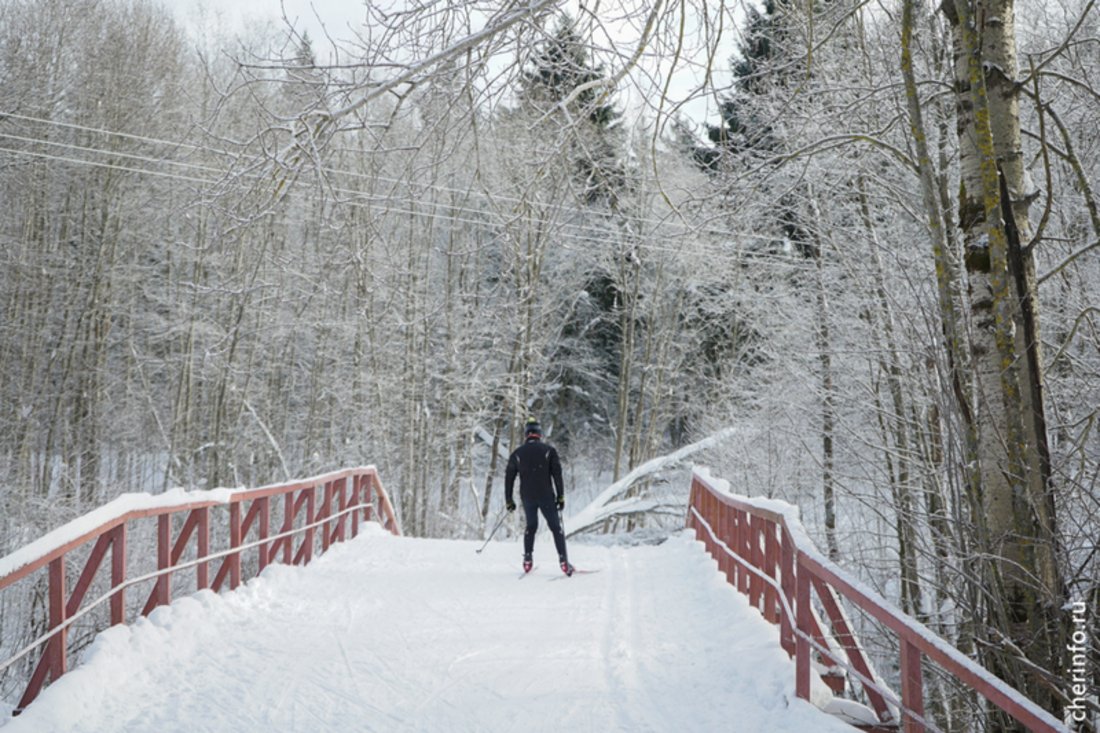 Первая в этом сезоне лыжная трасса появилась в Череповце