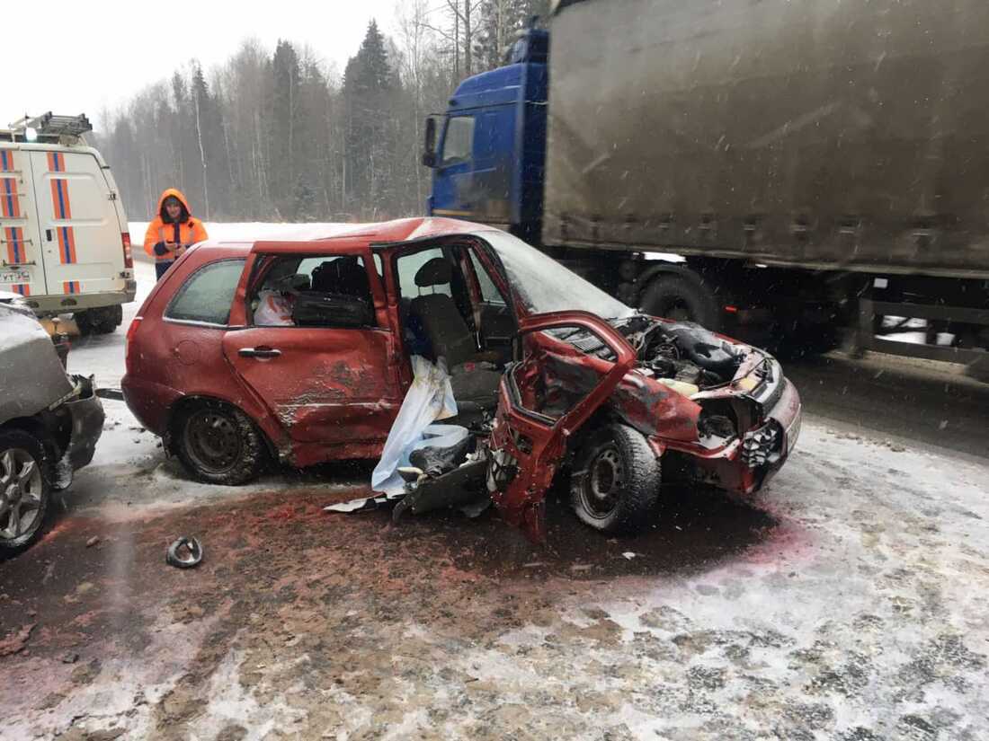 Два автомобиля столкнулись в Шекснинском районе: один из водителей погиб