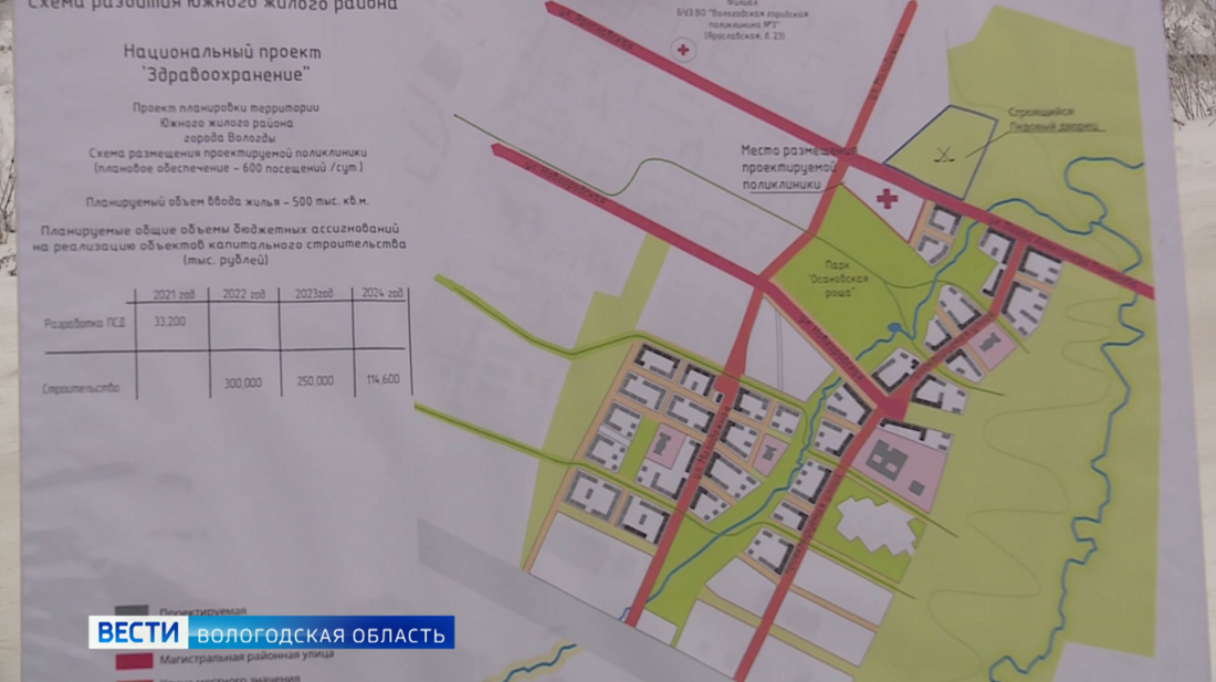 Новую поликлинику построят в микрорайоне Бывалово в Вологде