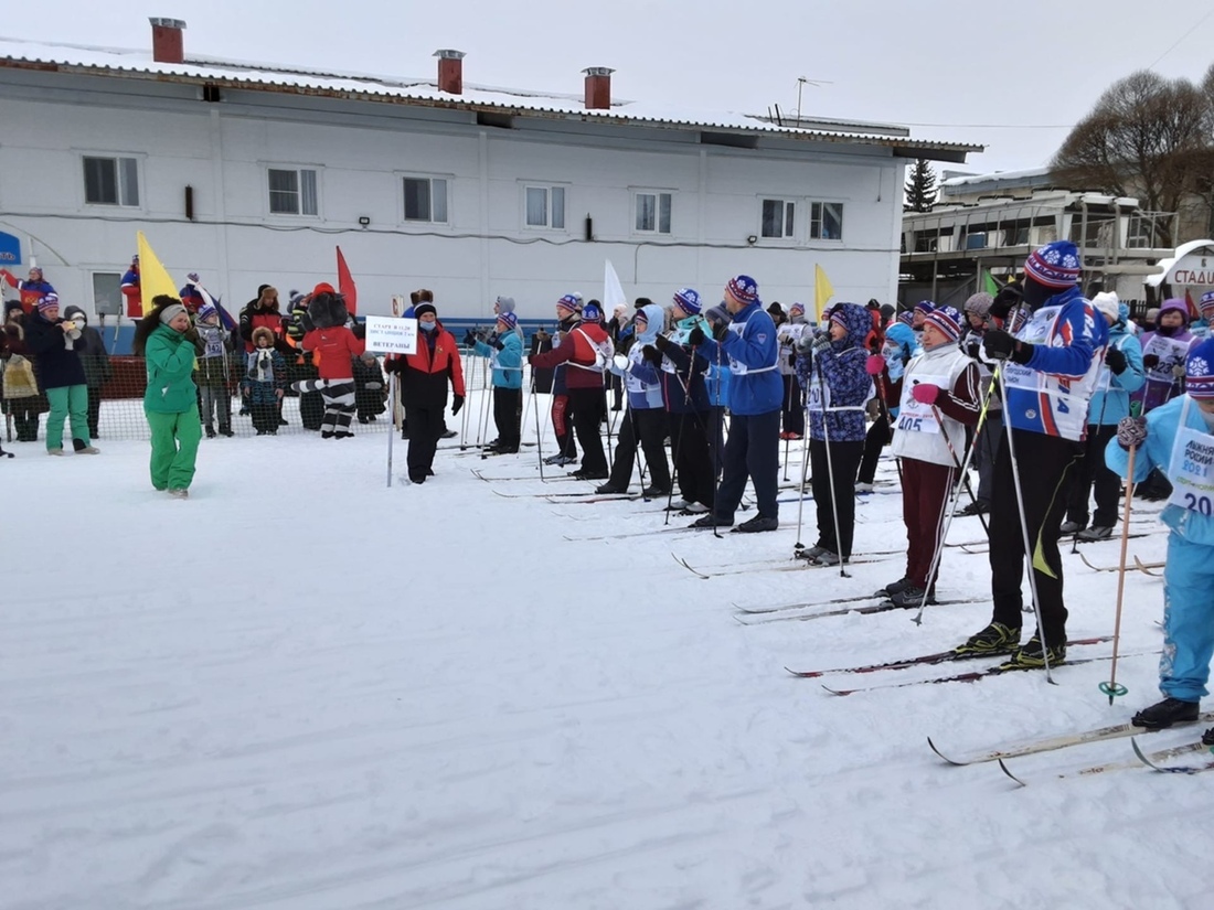 Более 1000 вологжан приняли участие в ежегодном забеге "Лыжня России"