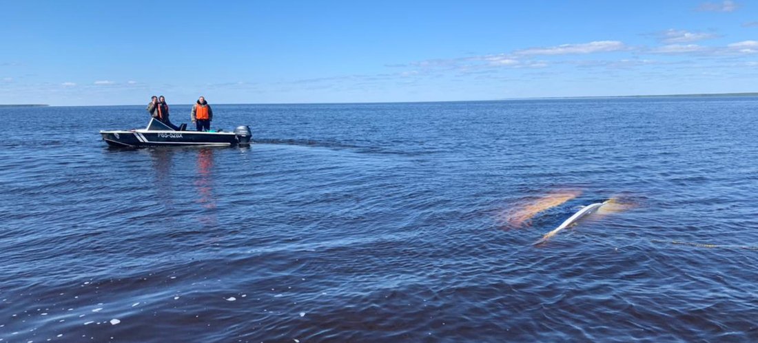 Вологодские спасатели обнаружили затонувший катер в Кубенском озере