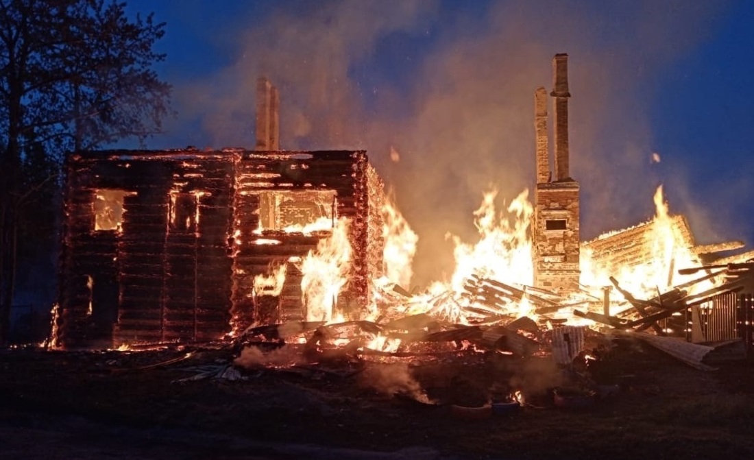  Смертельный пожар случился в селе Кубенское