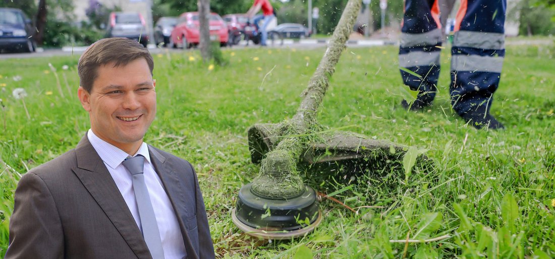 Мэр Вологды высмеял подрядчика, отвечающего за покос травы в городе