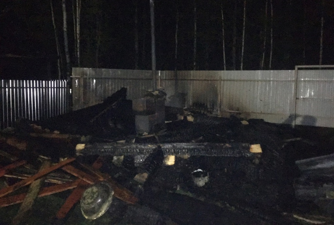 Женщина пострадала при пожаре в Череповецком районе