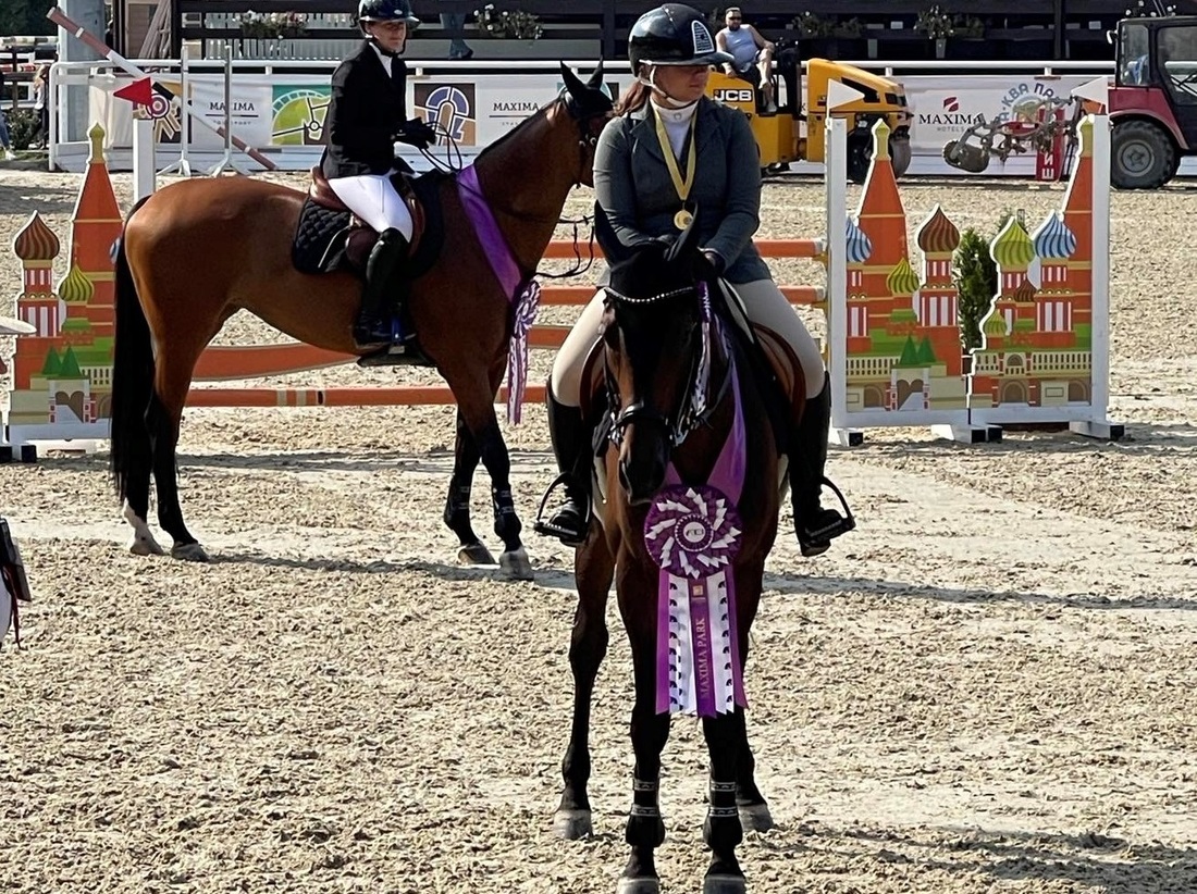 Череповчанка заняла первое место в Бронзовом туре по конному спорту 