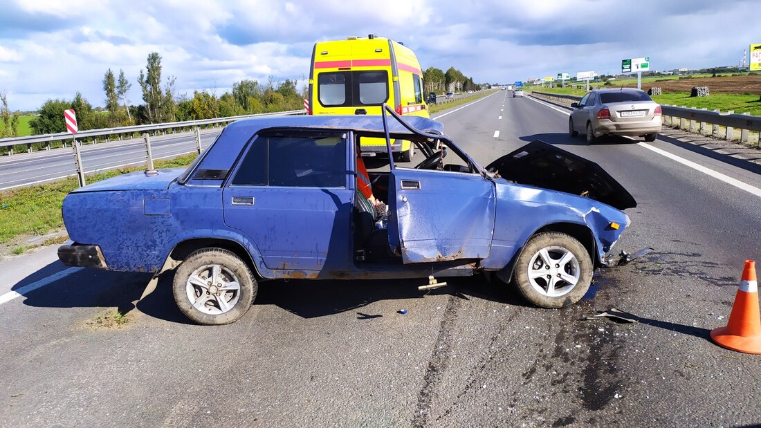 Пьяный водитель «жигулей» пострадал в ДТП в Вологодском районе