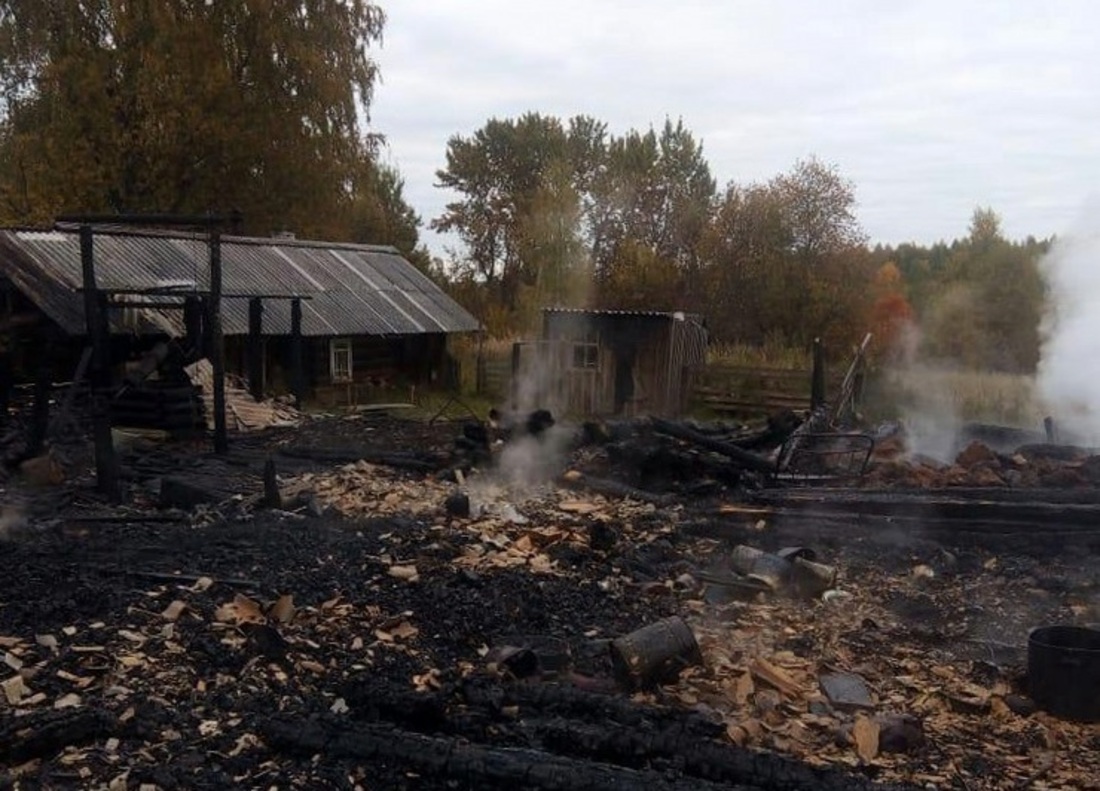 СК начал проверку обстоятельств гибели мужчины на пожаре в Кич-Городецком районе