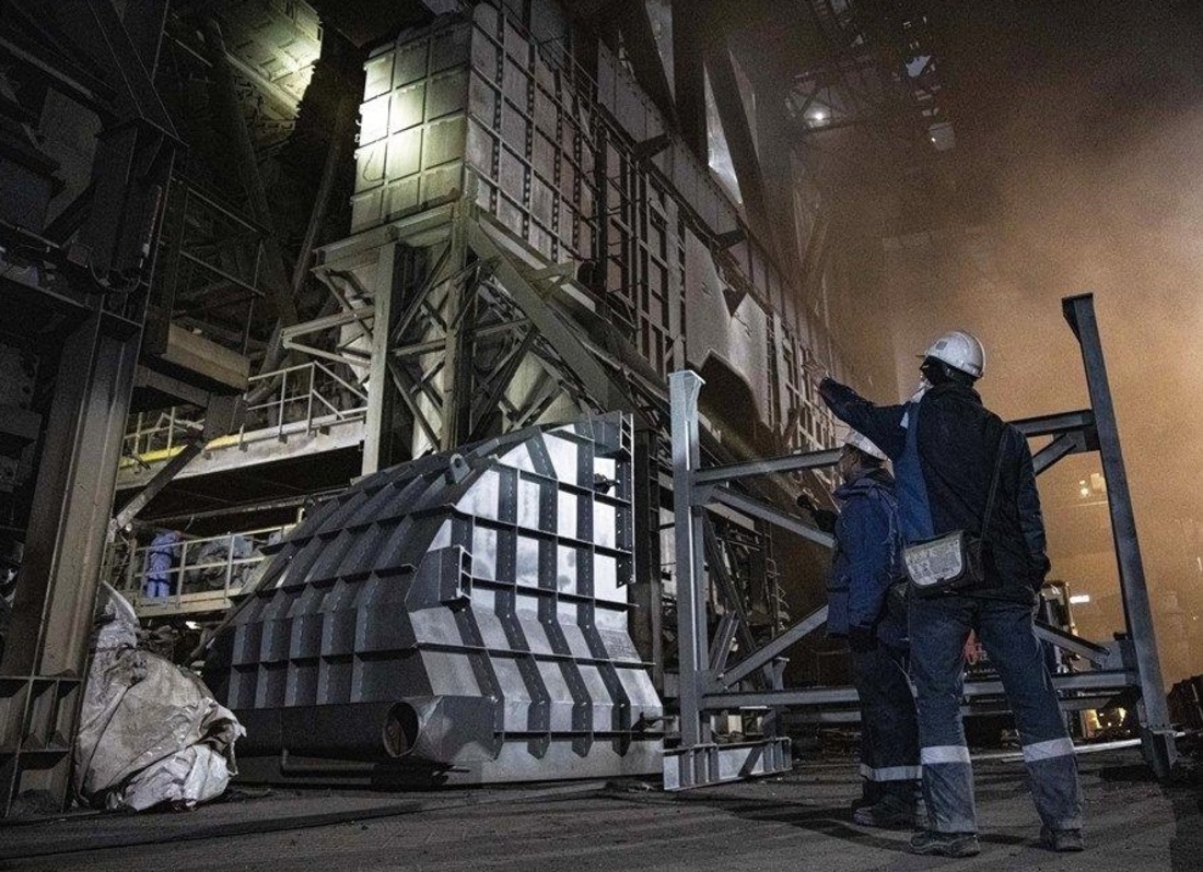 Реконструкцию газоочистки конвертера № 3 завершают на металлургическом комбинате в Череповце