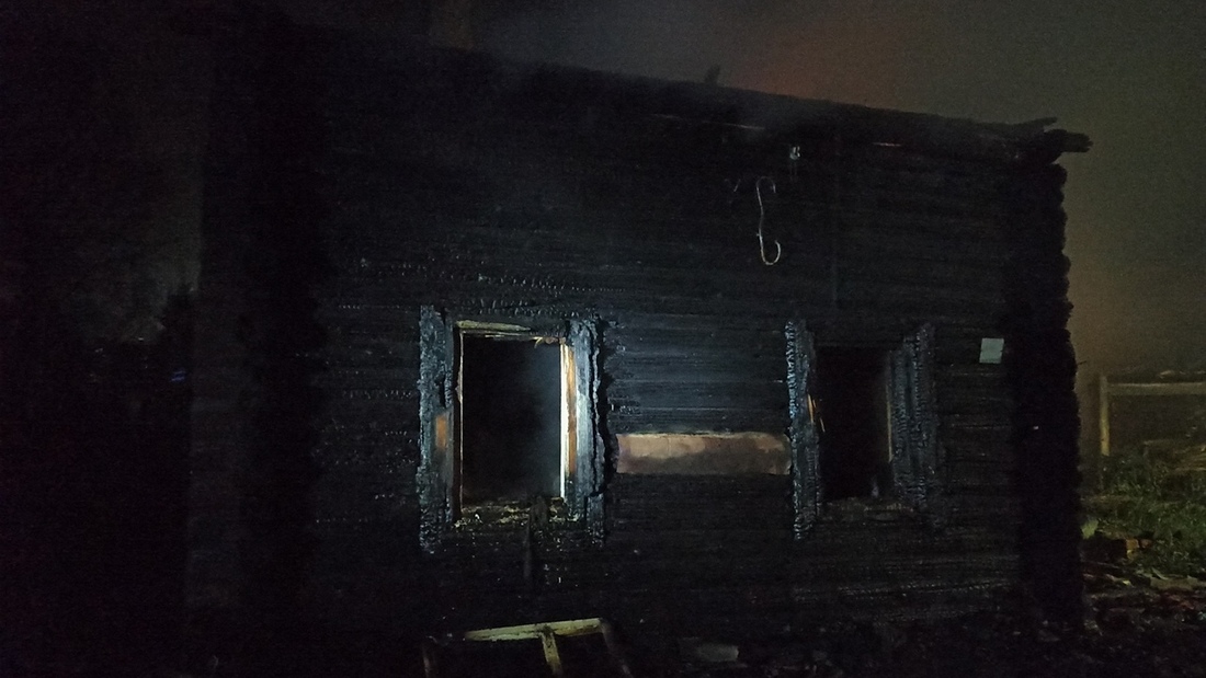 Молодая женщина погибла на пожаре в Грязовецком районе