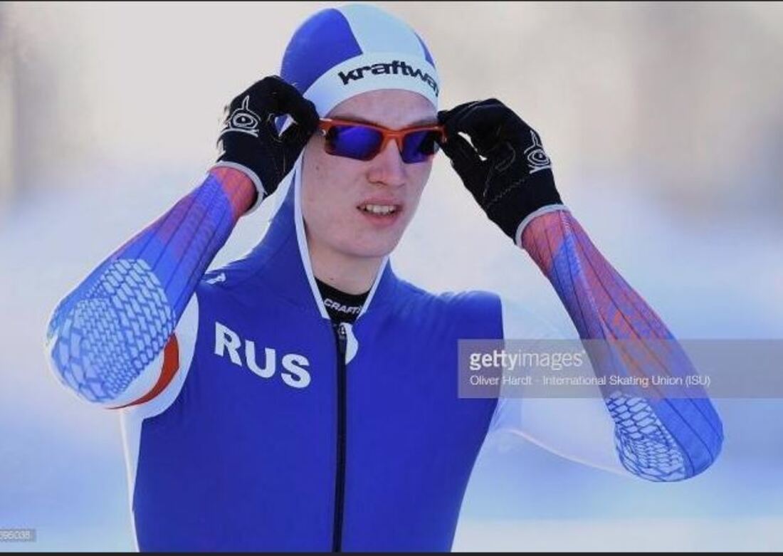 Вологжанин Николай Трусов выиграл «бронзу» Кубка России по конькобежному спорту