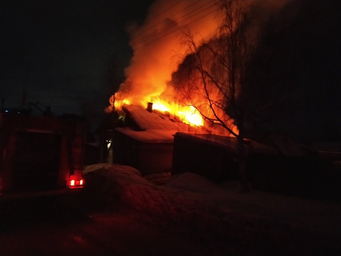 1 человек погиб, еще 4 остались без крыши над головой из-за ночного пожара в Никольске