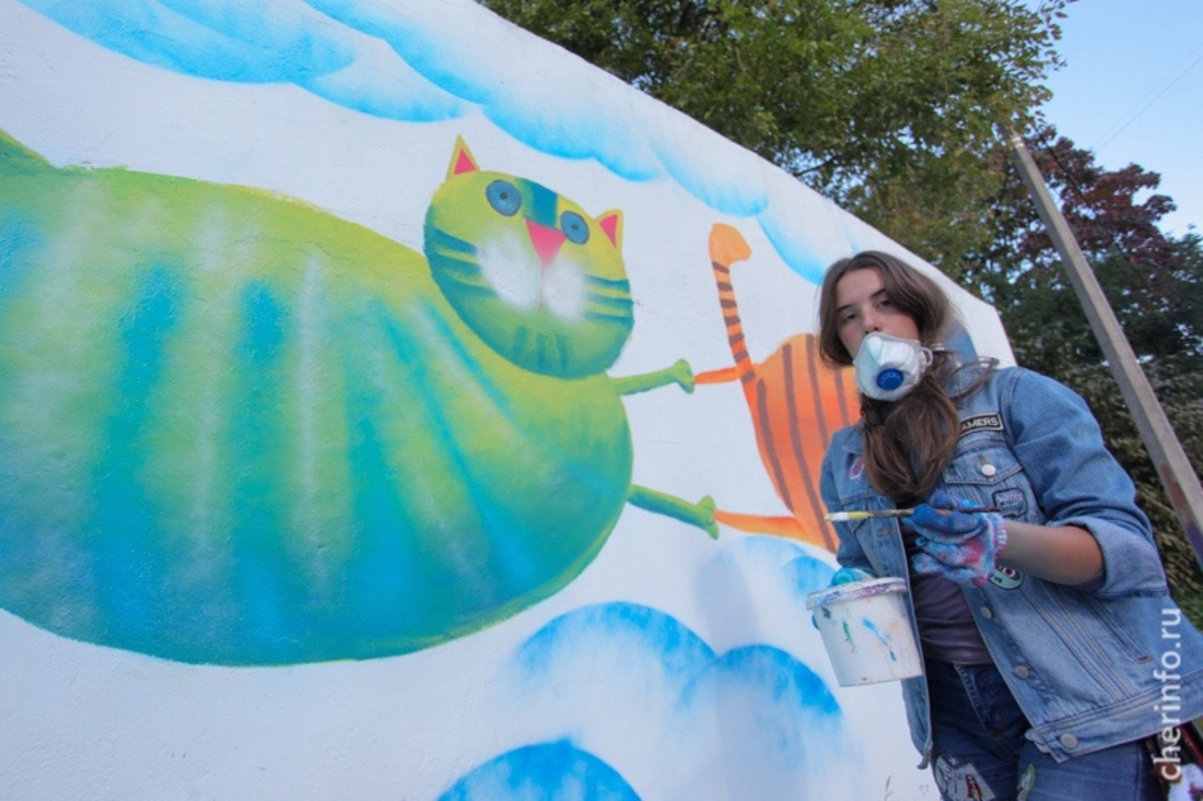 Уличный арт: молодые череповчане украсят город граффити
