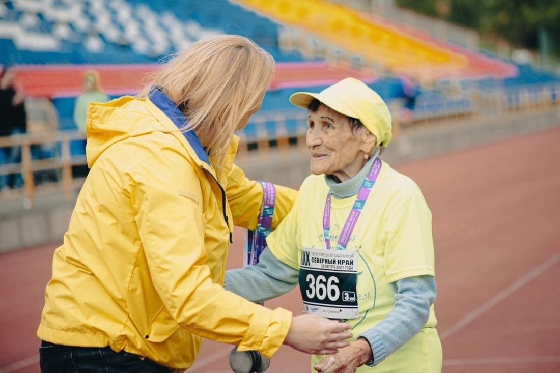 91-летняя череповчанка установила рекорд России в сверхмарафоне