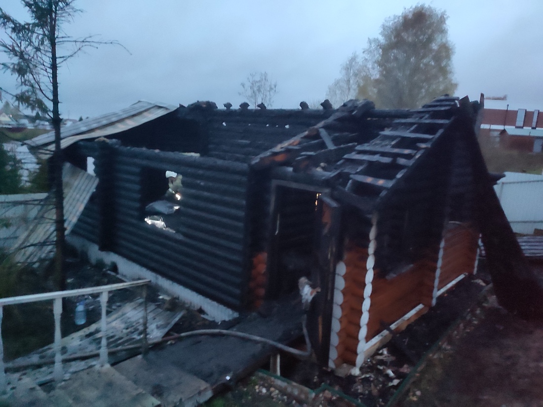 44-летний вологжанин погиб на пожаре в собственном доме