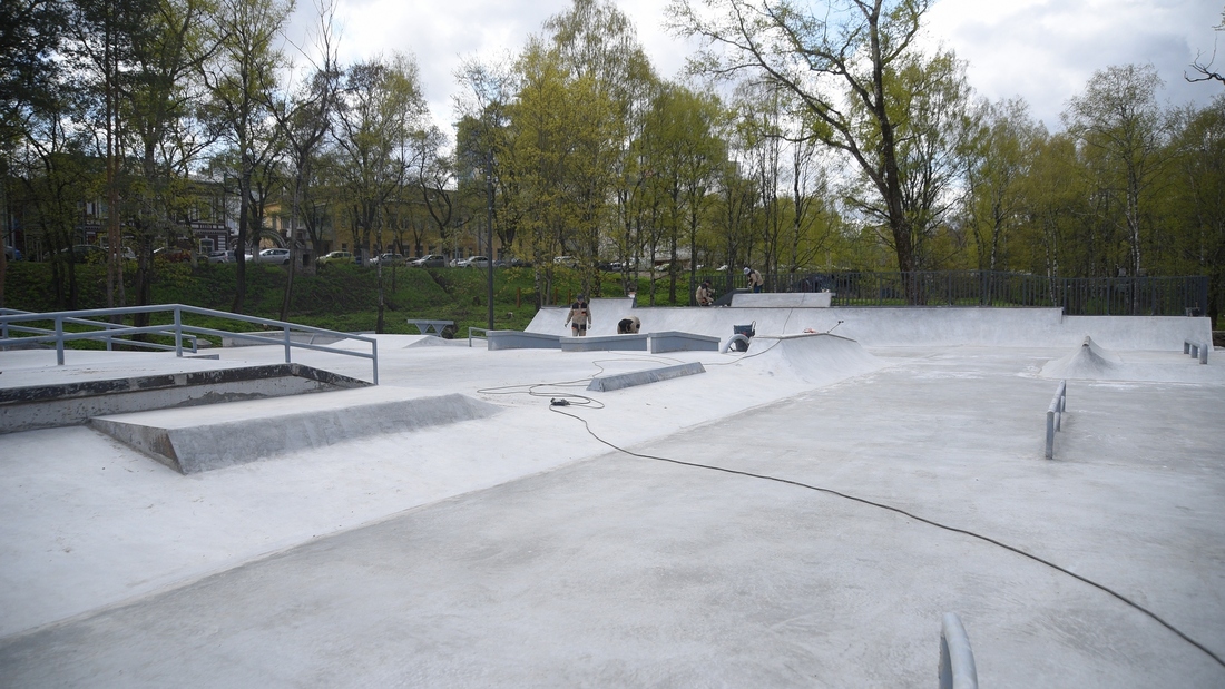 Строительство открытого скейт-парка в Вологде планируют завершить к середине июня