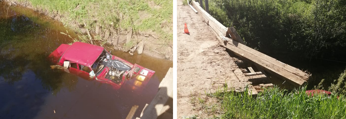 Машина сорвалась с моста и упала в реку: пенсионер погиб в автоаварии под Никольском