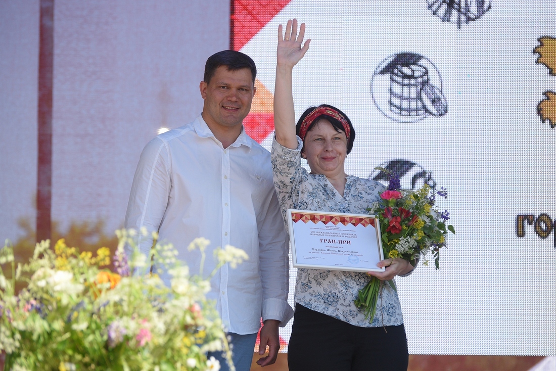 Мастерица из Архангельска завоевала главный приз фестиваля «Город ремёсел» в Вологде