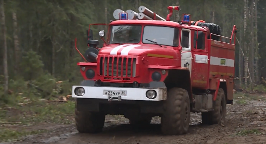 Высокий класс пожарной опасности объявлен в Вологодской области 