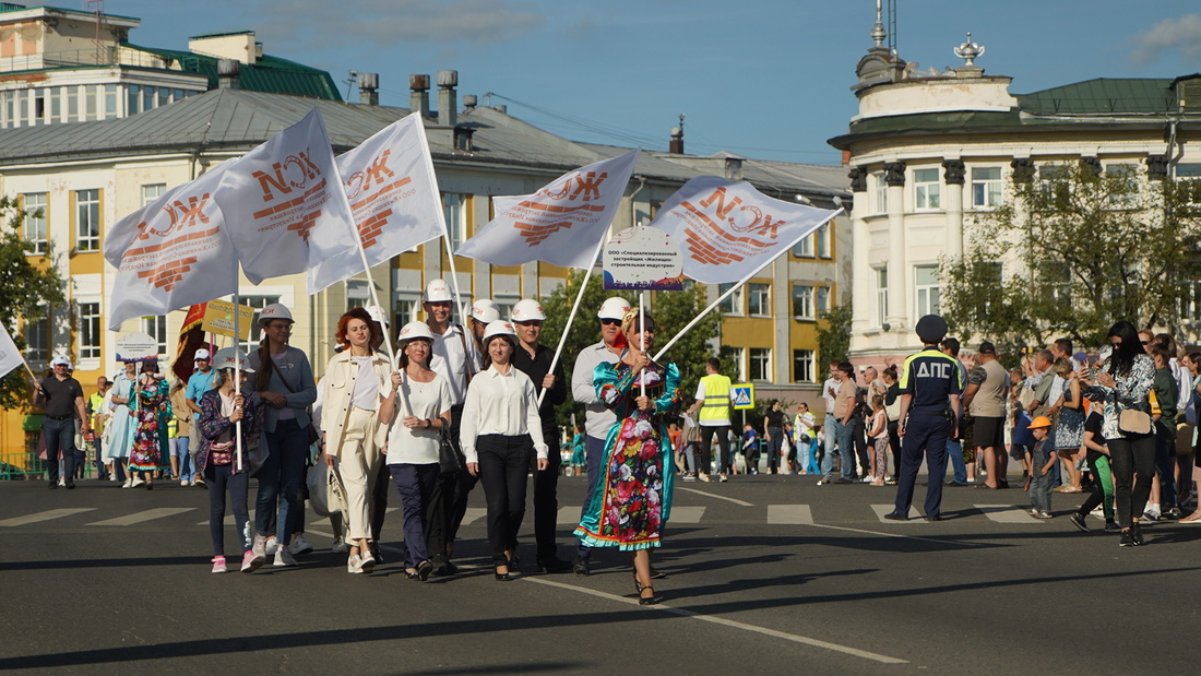 Свыше тысячи человек приняли участие в праздновании Дня строителя в Вологде