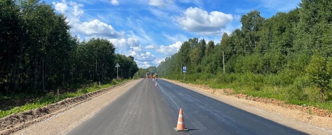Завершается ремонт дороги Ирма – Камешник в Шекснинском районе