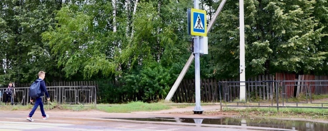 Первый «умный» пешеходный переход появился в Никольске