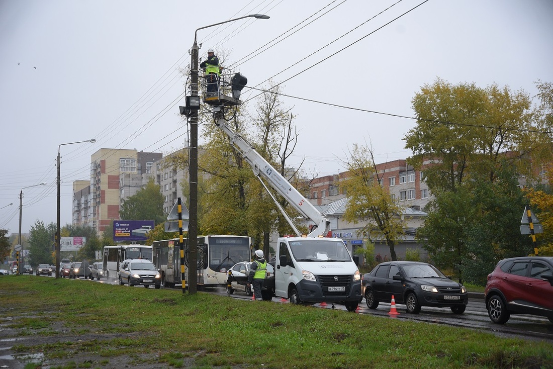 Энергосберегающие светильники вскоре появятся на всех магистральных улицах Вологды