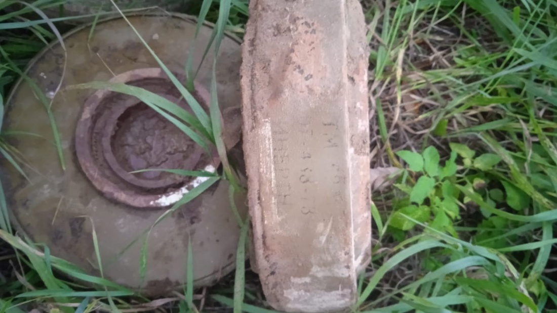 Несколько противотанковых мин обнаружено в Вологодском районе