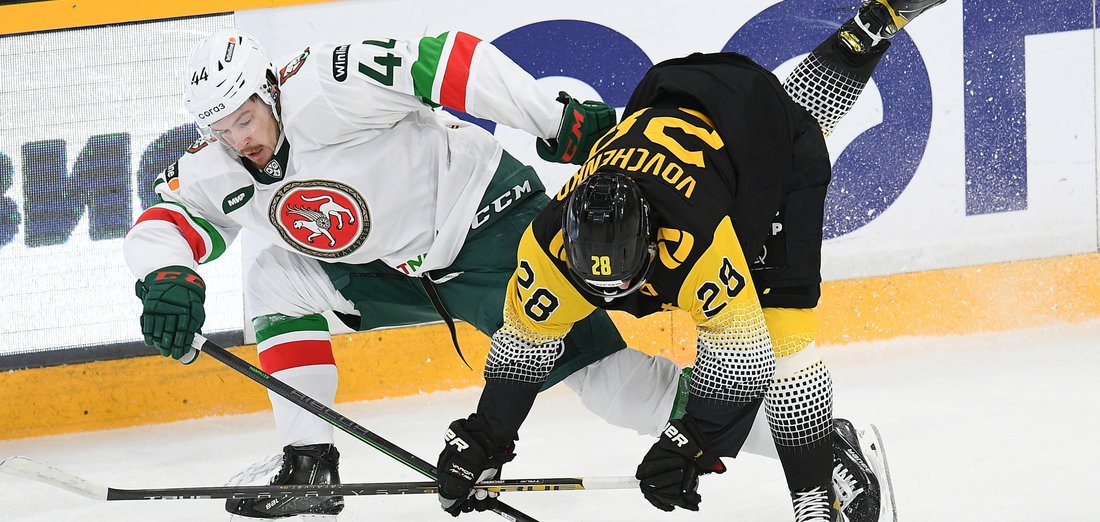 Хоккейная «Северсталь» проиграла на выезде казанскому «АК Барсу»