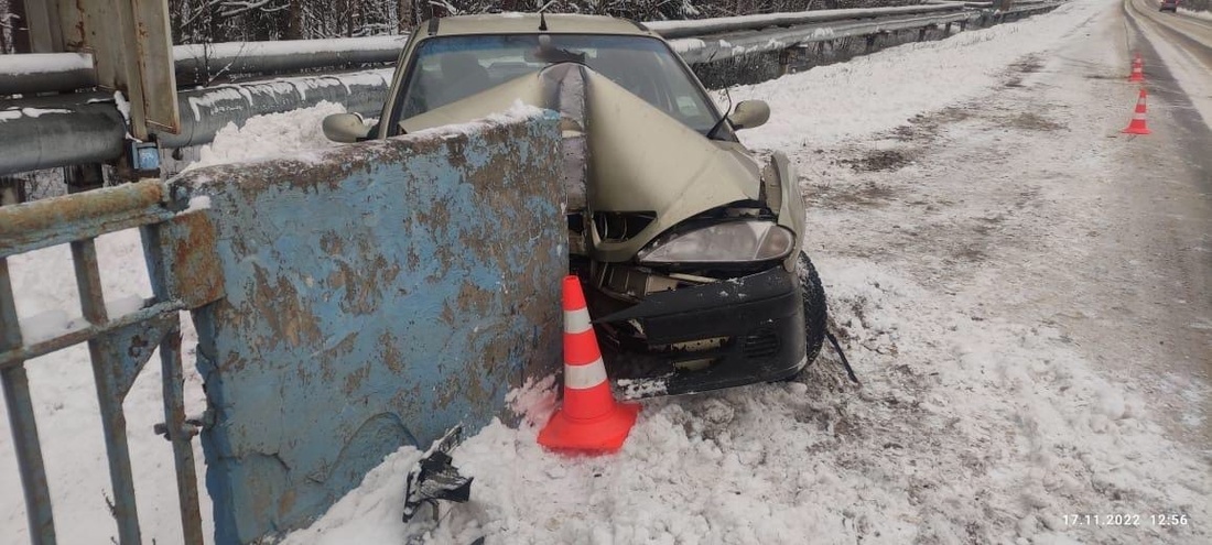 Молодая кадуйчанка попала в больницу после жёсткой аварии на дороге