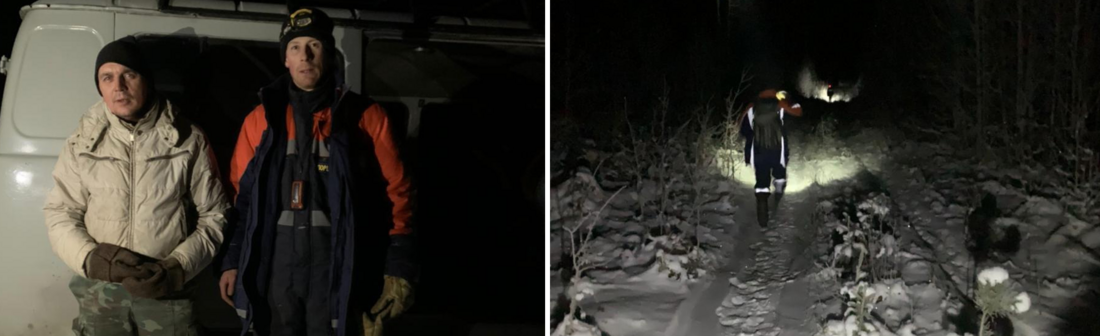 Потерявшийся грибник рисковал замёрзнуть насмерть в лесу в Вытегорском районе
