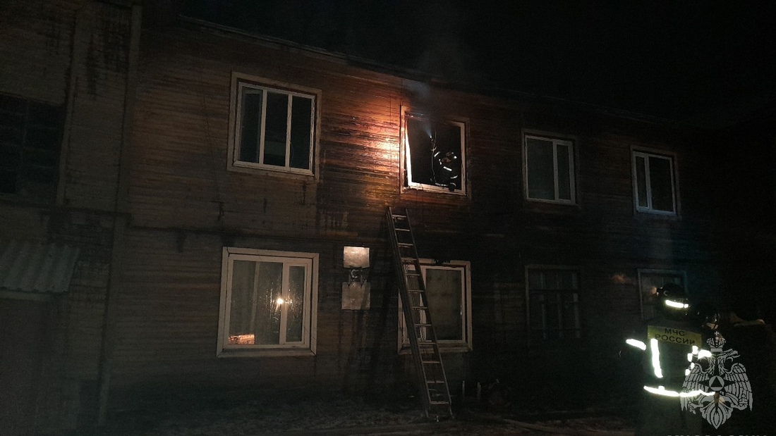 Пожар в жилом доме произошёл в Великов Устюге: есть погибшие
