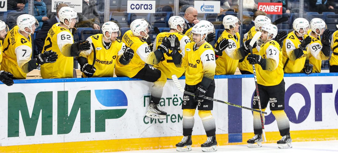 Хоккейная «Северсталь» на выезде сумела обыграть минское «Динамо»
