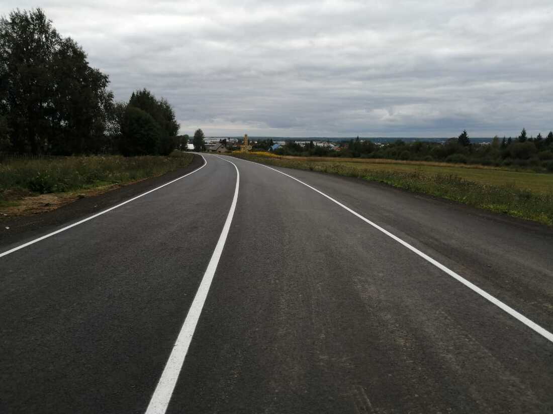 Лидер СЗФО: 328 километров дорог отремонтировано в Вологодской области за год