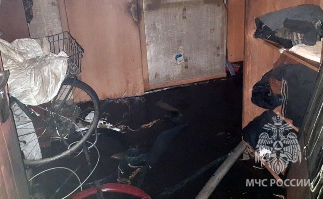 63-летний сокольчанин получил серьёзные ожоги на пожаре в собственной квартире