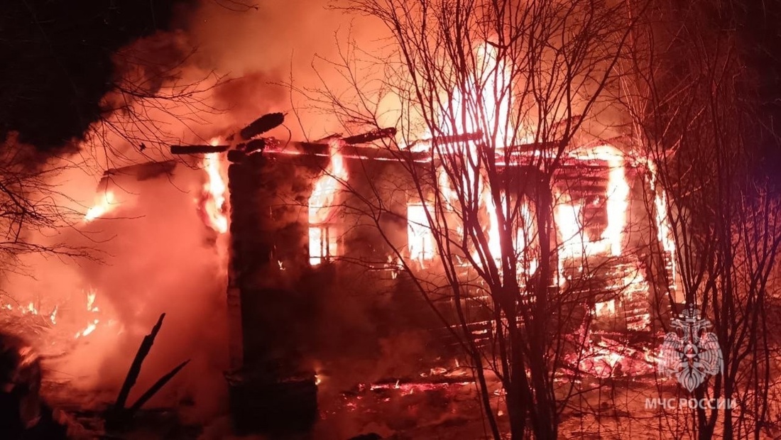 Мужчина и женщина сгорели заживо в страшном пожаре под Тарногой