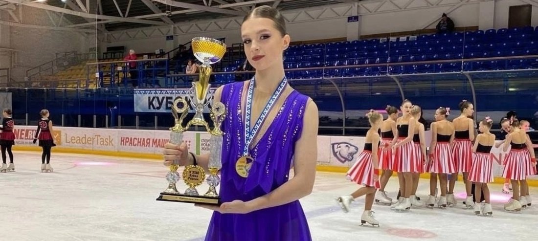 Юная устюжанка завоевала сразу два «золота» на соревнованиях по фигурному катанию