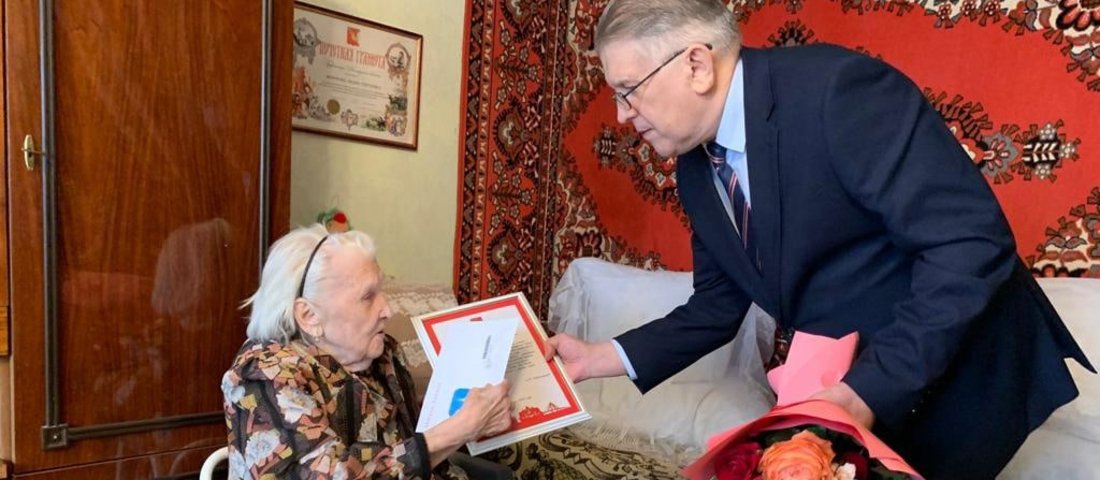 100-летний юбилей отметила вологжанка Лидия Сергеевна Федорова