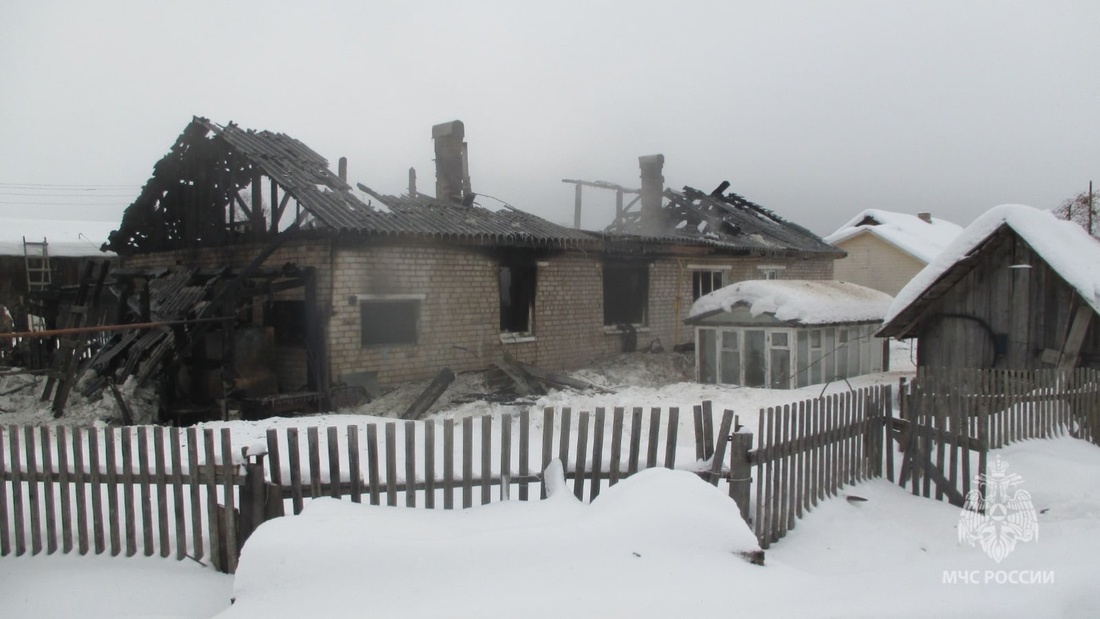 Пожилая женщина погибла в пожаре в селе Шуйское Междуреченского округа