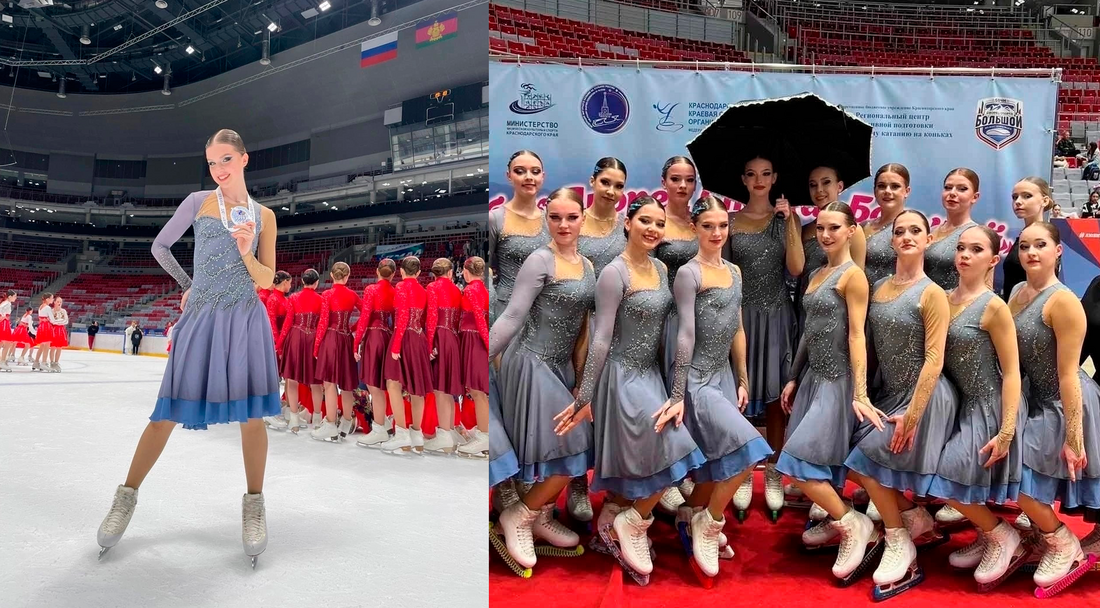 Устюжанка взяла «серебро» на Всероссийских соревнования по синхронному катанию