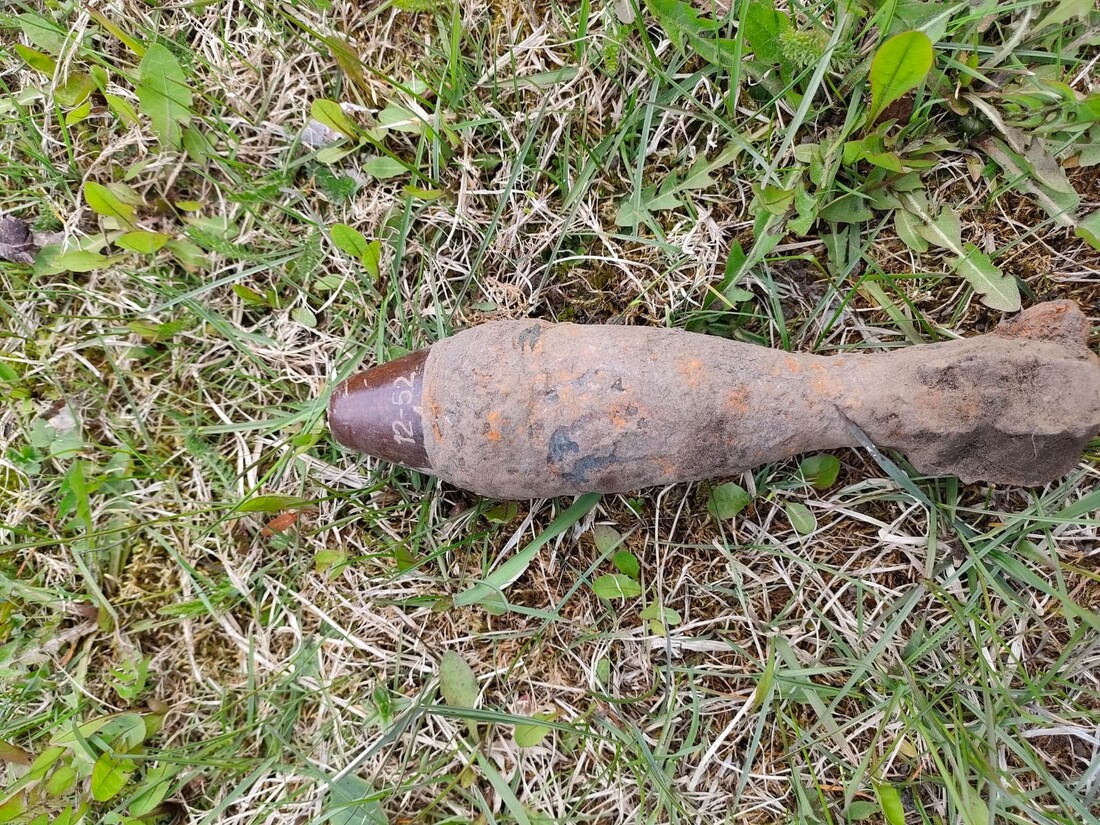 Миномётную мину времён ВОВ обнаружил вологжанин на дачном участке
